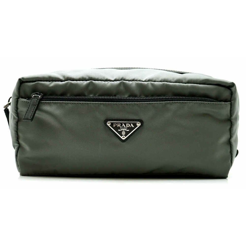 Prada Multi-Pouch Accessory Case Nylon Leather Ar… - image 1